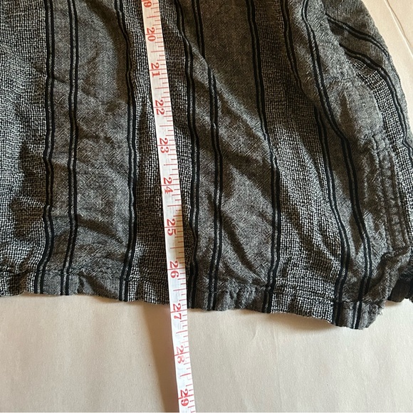 Set of 2 Men's Old Navy grey linen cotton short sleeve button‎ down shirt size L - Picture 11 of 11